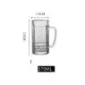 Beer mugs wholesale 500ml 24oz high white quality beer glass mugs with handle beer steins and soft drinks