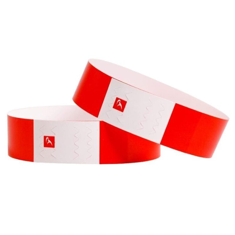 Customized tyvek bracelet disposable waterproof tearproof party festival club event printing tyvek paper bracelets wristbands