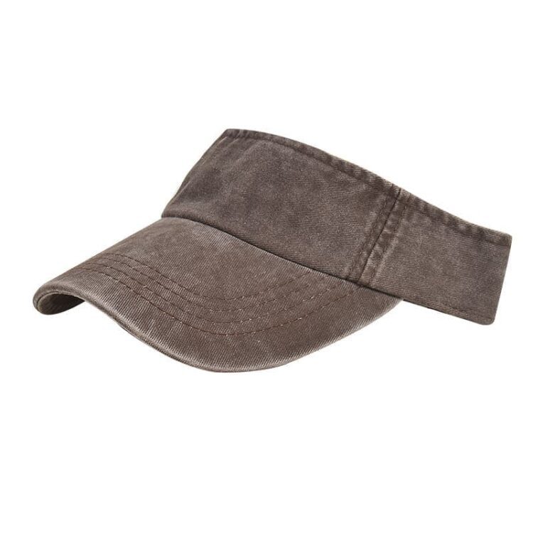 Customized adjustable 100% polyester plain golf sport custom sun cap visor cap hat