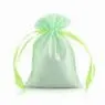 Customized logo satin fabric drawstring gift bag silk fabric candy gift bag smooth feeling gift bag with ribbon