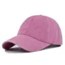 Customized embroidery logo dad plain baseball cap wholesale 100% cotton washed baseball caps
