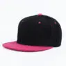 Adjustable closure hip hop cap unisex solid color leisure snapback cap