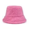 Factory direct selling solid color lamb wool warm keep winter bucket hat caps for men women