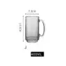 Beer mugs wholesale 500ml 24oz high white quality beer glass mugs with handle beer steins and soft drinks
