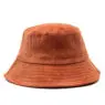 Promotional label youth nylon corduroy fisherman hiking bucket hat cap for adults ladies women