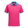 Woman polo shirts custom logo printed cotton polyester plain blank women polo sport t shirt