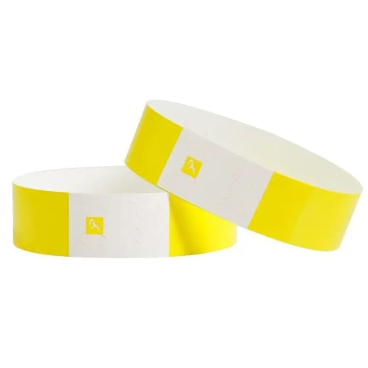 Customized tyvek bracelet disposable waterproof tearproof party festival club event printing tyvek paper bracelets wristbands