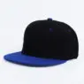 Adjustable closure hip hop cap unisex solid color leisure snapback cap