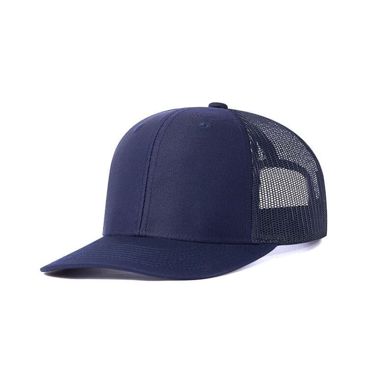 Custom logo 6 panel all colors richardson 112 trucker hats mesh with leather patches camo customized embroidery 2two tone gorras