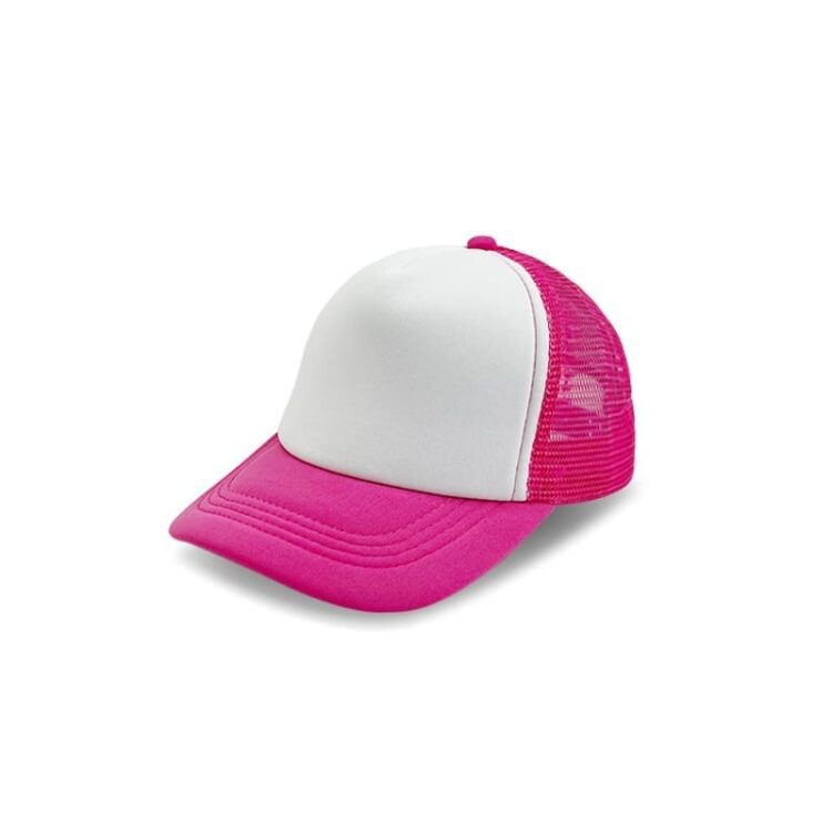 Custom embroidery logo 5 panel sublimation children foam mesh trucker hats baseball cap blank kids hat