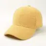 Winter warm unisex corduroy cap solid color women men sport baseball cap