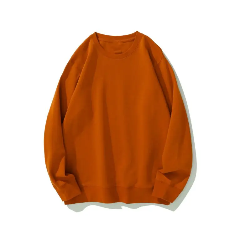 Custom 300gsm cotton terry unisex oversized crewneck sweatshirt men puffer printed sweatshirt hoodie