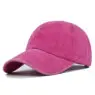Customized embroidery logo dad plain baseball cap wholesale 100% cotton washed baseball caps