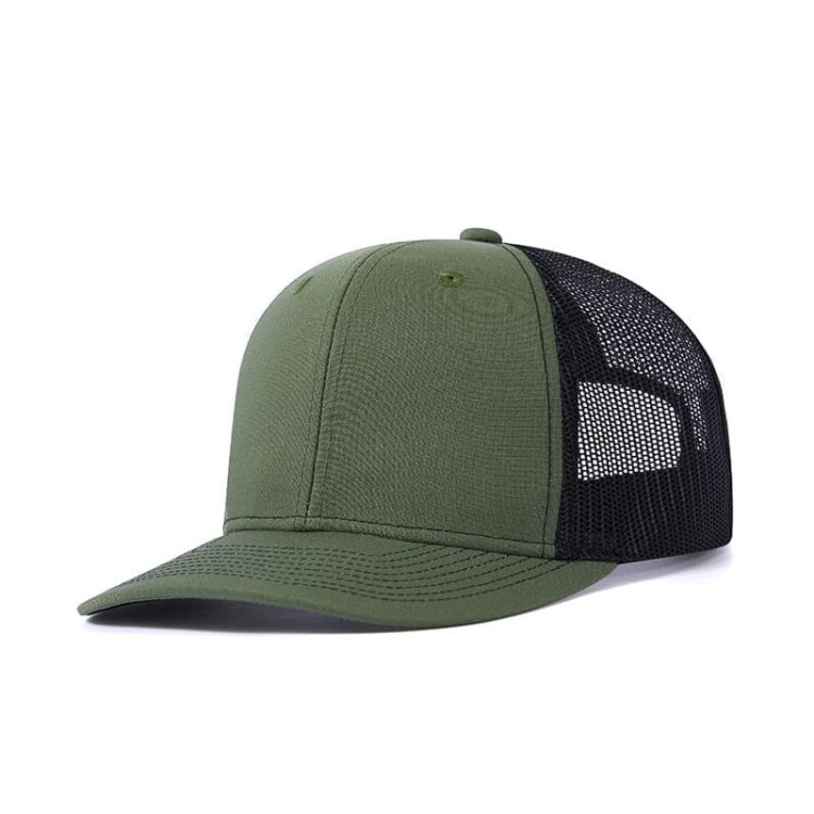 Custom logo 6 panel all colors richardson 112 trucker hats mesh with leather patches camo customized embroidery 2two tone gorras