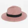 Wholesale custom logo womens mens wide brim panama straw hats fedora summer fishing beach sun hats upf straw hat for women