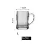 Beer mugs wholesale 500ml 24oz high white quality beer glass mugs with handle beer steins and soft drinks