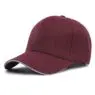 Wholesale gorras customised embroidery solid color plain sandwich brim baseball caps custom hats