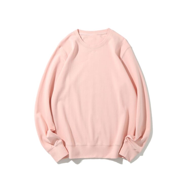 Custom 300gsm cotton terry unisex oversized crewneck sweatshirt men puffer printed sweatshirt hoodie