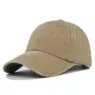 Customized embroidery logo dad plain baseball cap wholesale 100% cotton washed baseball caps