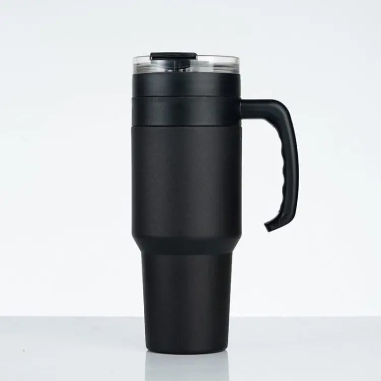 Wholesale custom 40 oz double wall insulated stainless steel coffee tumbler 30oz 40oz outdoor travel mugs with handle