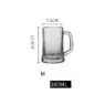 Beer mugs wholesale 500ml 24oz high white quality beer glass mugs with handle beer steins and soft drinks