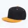Adjustable closure hip hop cap unisex solid color leisure snapback cap
