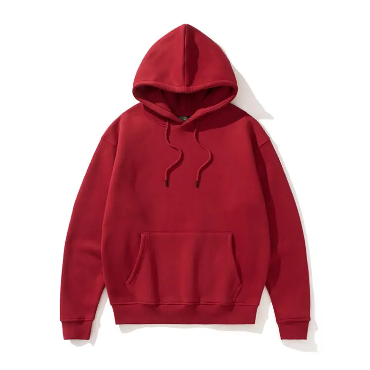 500gsm 100% cotton hoodies plus size pullover oversized big and tall hoodie print embroidery custom logo for unisex