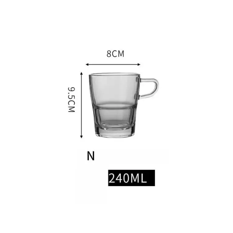 Beer mugs wholesale 500ml 24oz high white quality beer glass mugs with handle beer steins and soft drinks