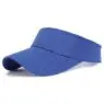 Wholesale summer sunvisor gorro uv viceras tennis pvc solar transparent visor clear brim solar sun visor hat