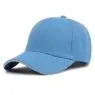 Wholesale gorras customised embroidery solid color plain sandwich brim baseball caps custom hats