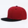 Adjustable closure hip hop cap unisex solid color leisure snapback cap