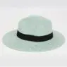 Wholesale custom logo womens mens wide brim panama straw hats fedora summer fishing beach sun hats upf straw hat for women