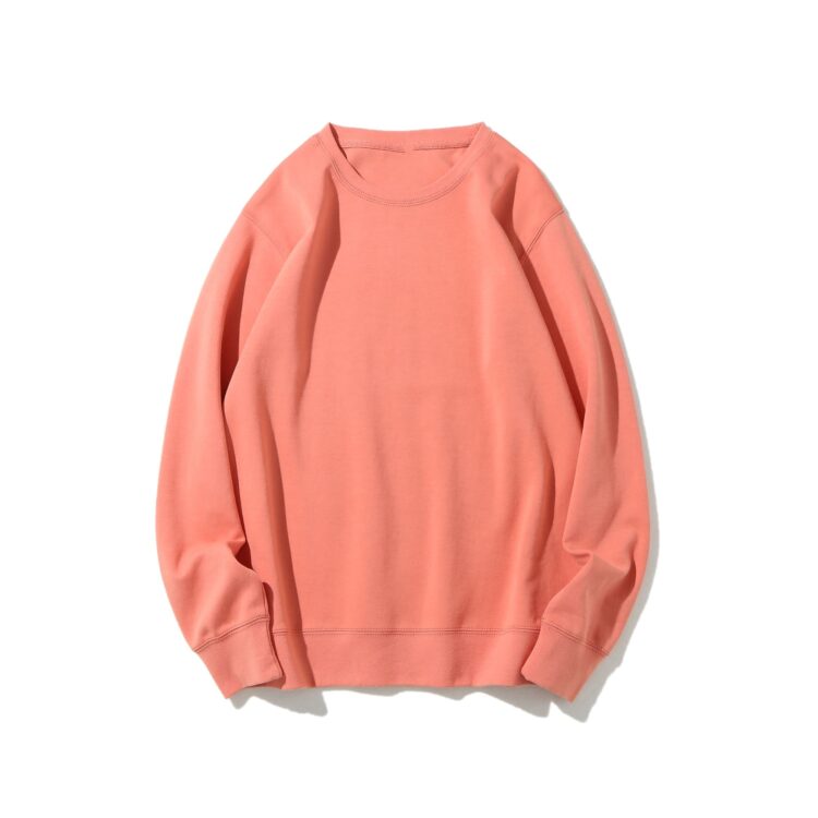 Custom 300gsm cotton terry unisex oversized crewneck sweatshirt men puffer printed sweatshirt hoodie