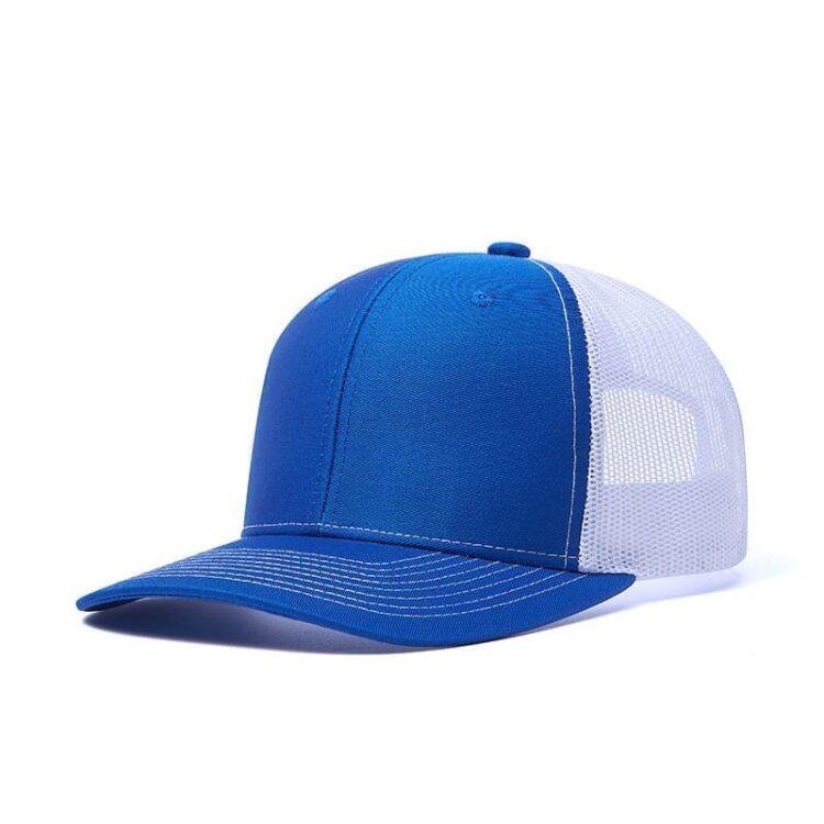 Custom logo 6 panel all colors richardson 112 trucker hats mesh with leather patches camo customized embroidery 2two tone gorras