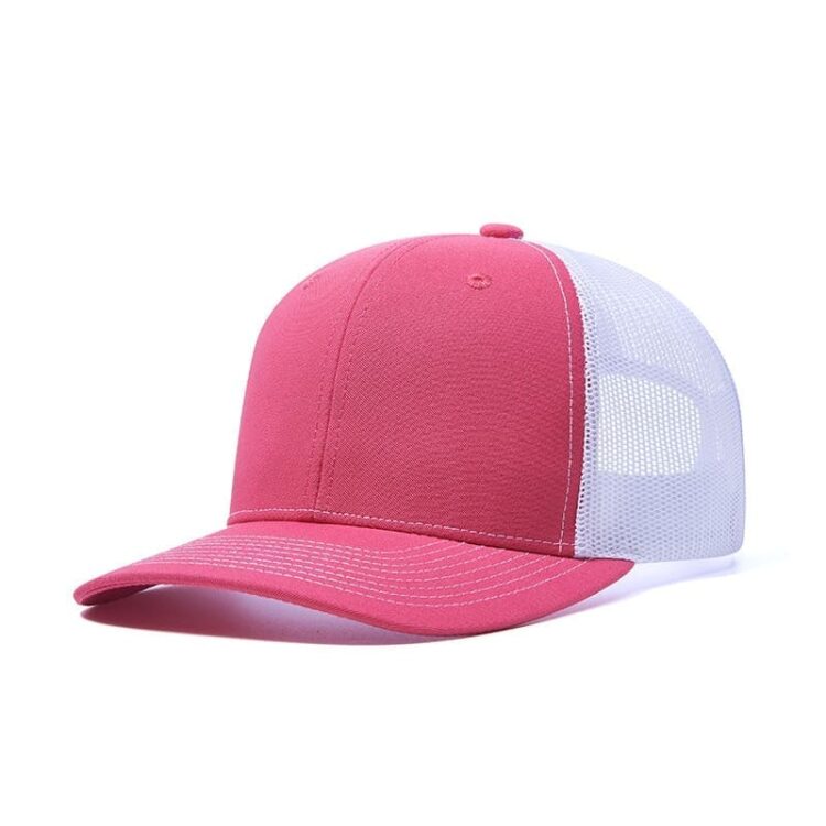 Custom logo 6 panel all colors richardson 112 trucker hats mesh with leather patches camo customized embroidery 2two tone gorras