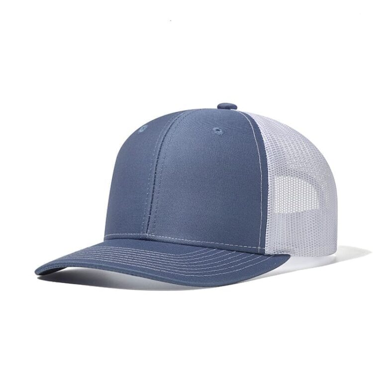 Custom logo 6 panel all colors richardson 112 trucker hats mesh with leather patches camo customized embroidery 2two tone gorras