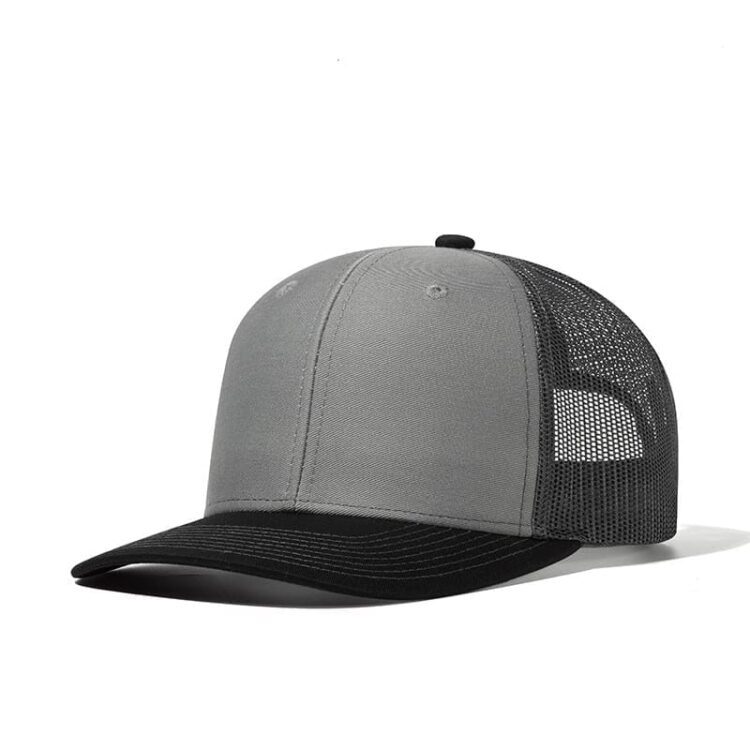 Custom logo 6 panel all colors richardson 112 trucker hats mesh with leather patches camo customized embroidery 2two tone gorras