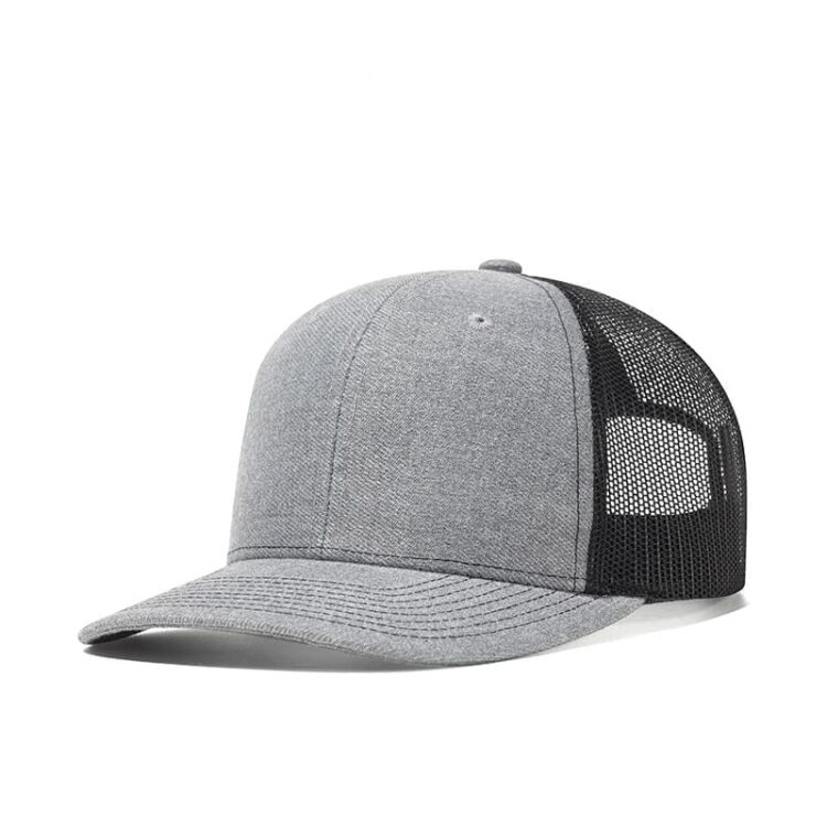 Custom logo 6 panel all colors richardson 112 trucker hats mesh with leather patches camo customized embroidery 2two tone gorras