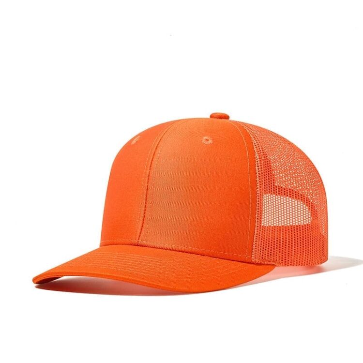Custom logo 6 panel all colors richardson 112 trucker hats mesh with leather patches camo customized embroidery 2two tone gorras