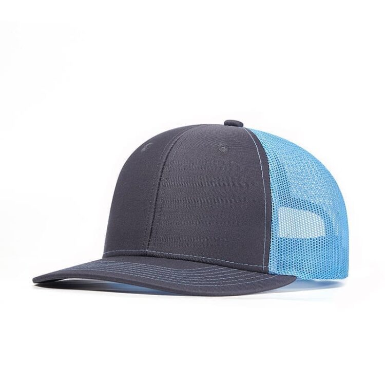 Custom logo 6 panel all colors richardson 112 trucker hats mesh with leather patches camo customized embroidery 2two tone gorras