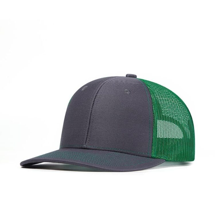 Custom logo 6 panel all colors richardson 112 trucker hats mesh with leather patches camo customized embroidery 2two tone gorras