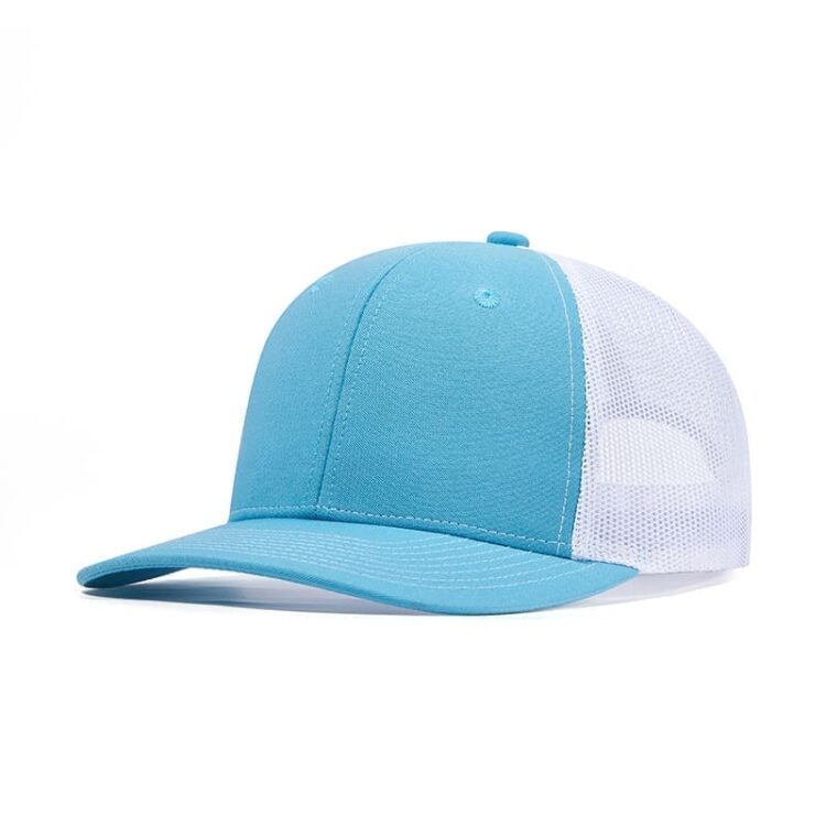 Custom logo 6 panel all colors richardson 112 trucker hats mesh with leather patches camo customized embroidery 2two tone gorras