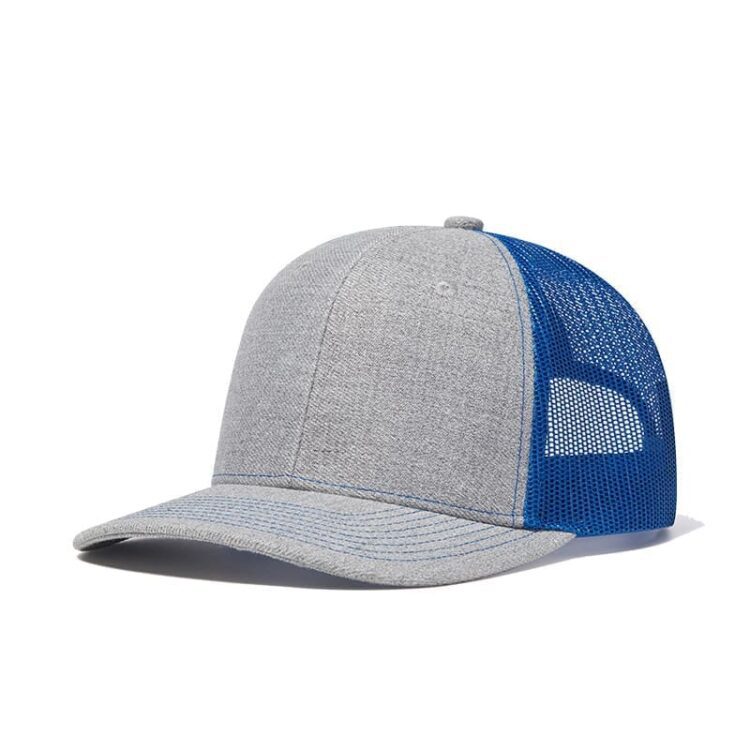 Custom logo 6 panel all colors richardson 112 trucker hats mesh with leather patches camo customized embroidery 2two tone gorras