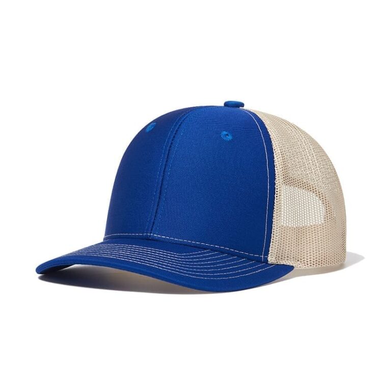 Custom logo 6 panel all colors richardson 112 trucker hats mesh with leather patches camo customized embroidery 2two tone gorras