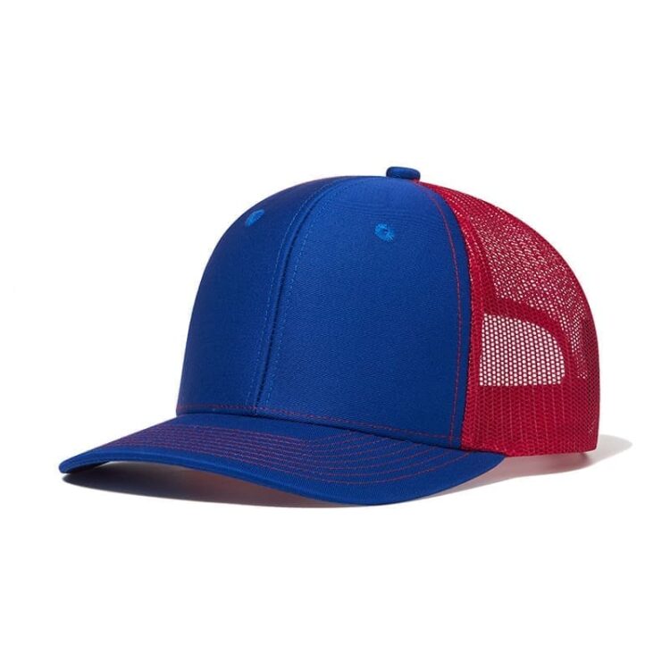 Custom logo 6 panel all colors richardson 112 trucker hats mesh with leather patches camo customized embroidery 2two tone gorras