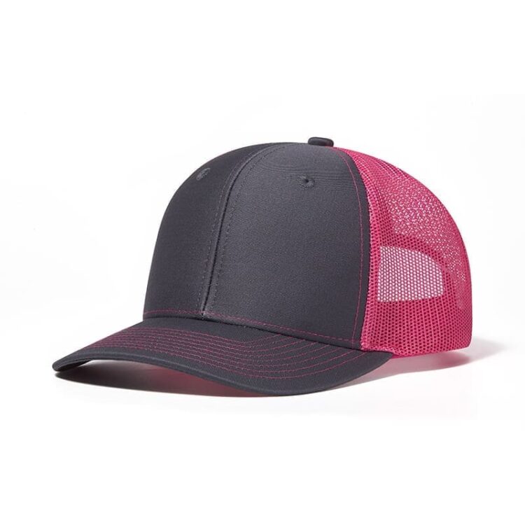 Custom logo 6 panel all colors richardson 112 trucker hats mesh with leather patches camo customized embroidery 2two tone gorras