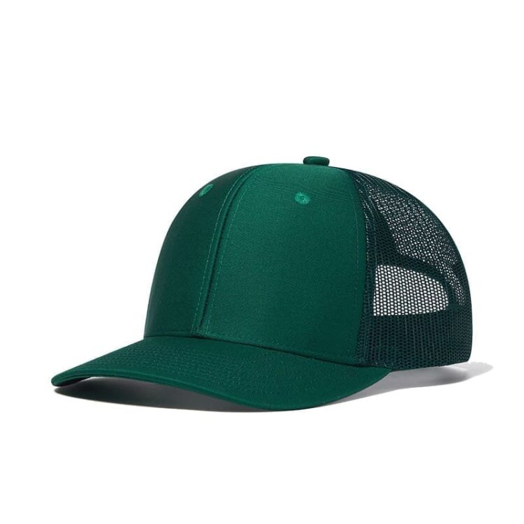 Custom logo 6 panel all colors richardson 112 trucker hats mesh with leather patches camo customized embroidery 2two tone gorras