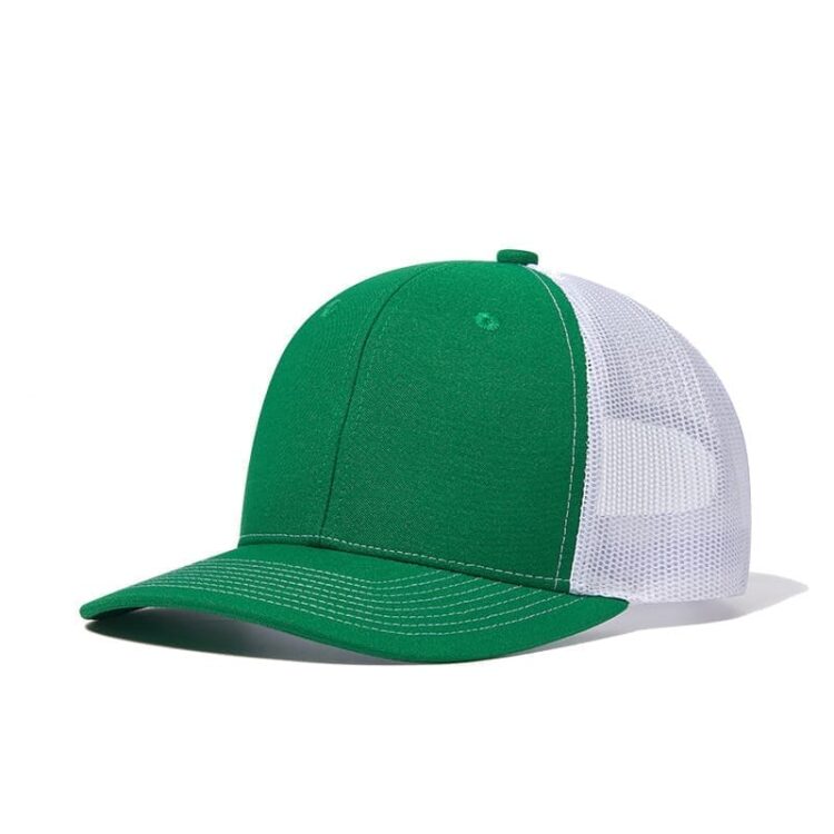 Custom logo 6 panel all colors richardson 112 trucker hats mesh with leather patches camo customized embroidery 2two tone gorras
