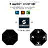 bulk personalized inverted straight umbrellas 1
