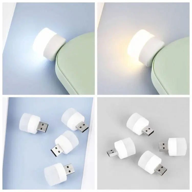 Compact nightlight cheap energy-saving bulb saves power 1w custom logo small mini usb night light portable usb led lamp